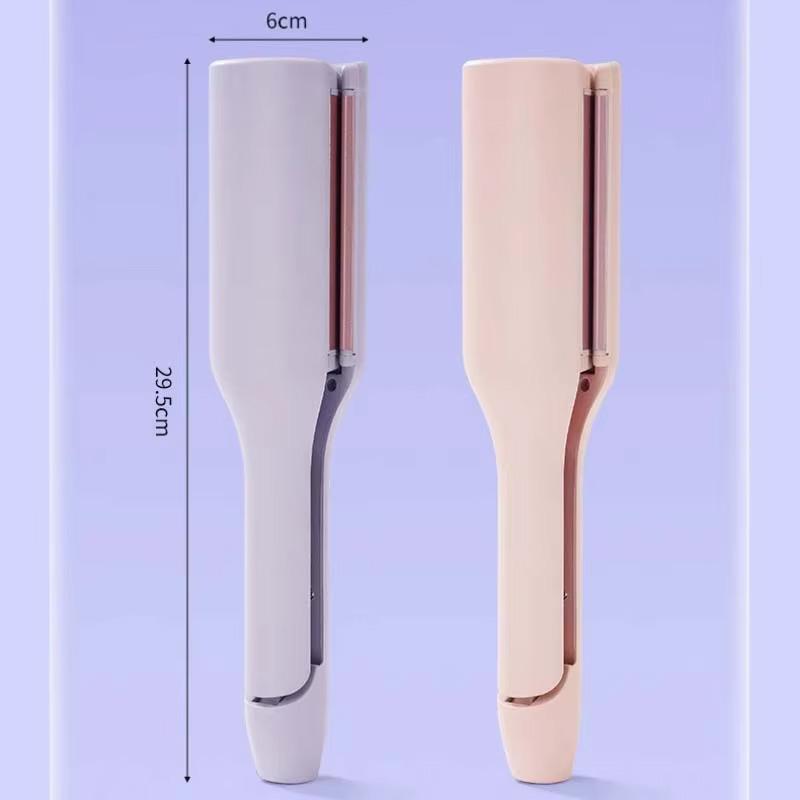 32mm French Hair Curler Wave Professional Egg Roll Hair Curling Iron Corrugated Wavy Styler Fast Heating Volumizing Styling Tool