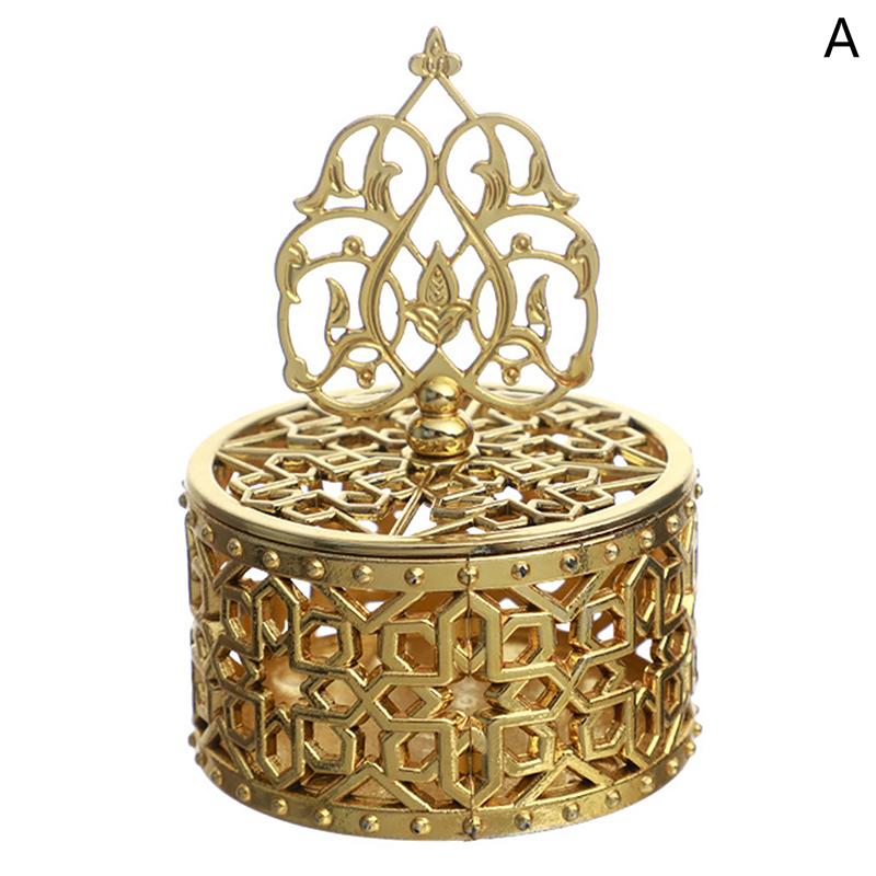 Souvenir Gift Case Gold Electroplating Small Box Home Table Decor Portable Wedding Trinket Box Candy Container Sugar Box