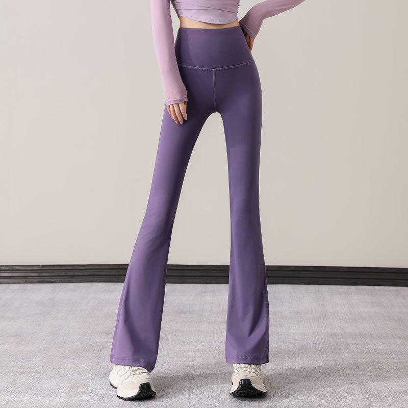 

Женский костюм для йоги: Сексуальный топ с сетчатой спинкой и чашечками, с длинным рукавом, облегающий, брюки микро-клеш для бега и фитнеса S