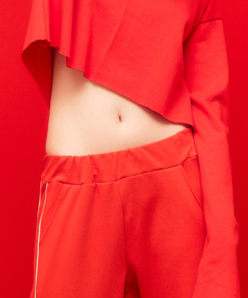 P.P.P Track Short Pants (Red)