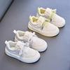 2025 Autumn Girls' White Skate Shoes - Versatile Soft Sole Sports Shoes for Older Kids