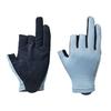 SHIMANO Sensitive Gloves 3-Finger Cut GL-006V XL Blue Gray