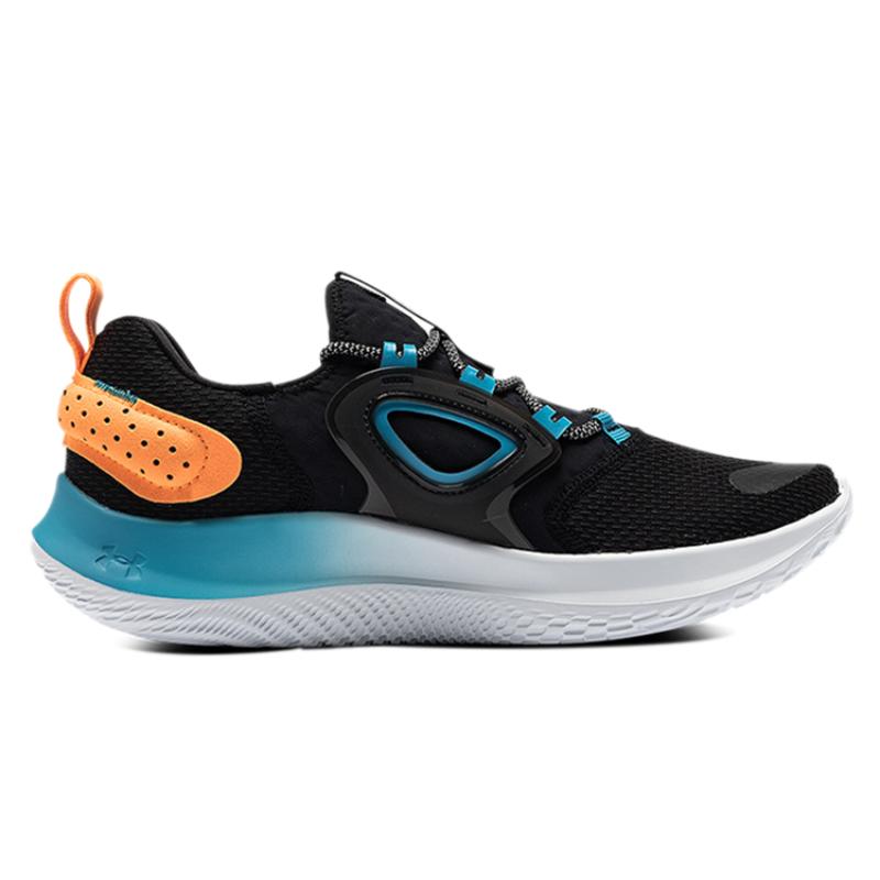 Under Armour Flow Velociti Wind 'Black Blue Yellow' Sneakers 3024197-001