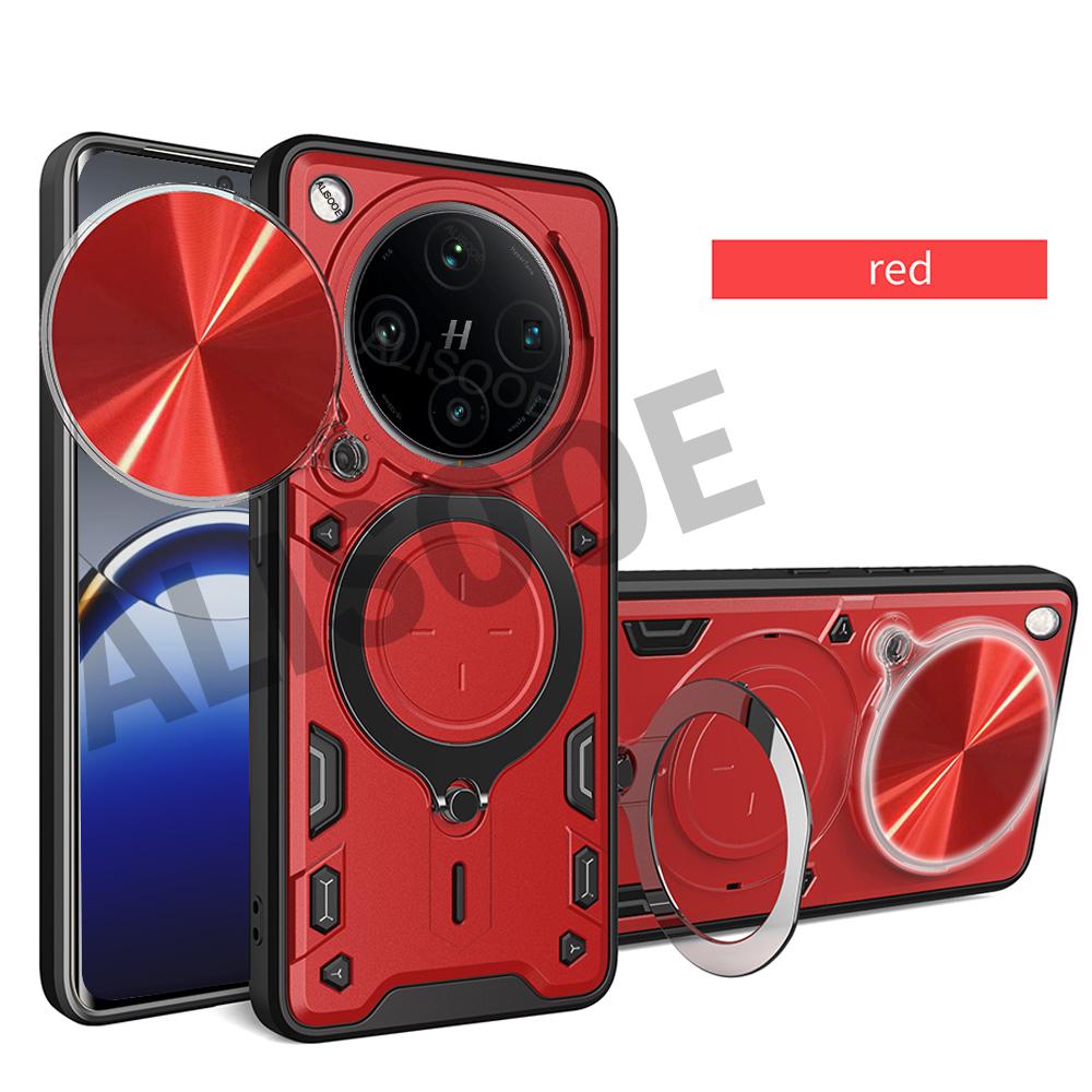 Shockproof Funda for OPPO Find X8 Pro Case Armor Slide Camera Magnetic Ring Stand Phone Cover for OPPO Find X8 5G Capa