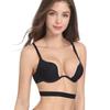 Sexy Womens Lingerie with A Deep U-neck Push Up Bra U Shaped Sexy Strapless Bra Thin Half Cup Underwear Beauty Back