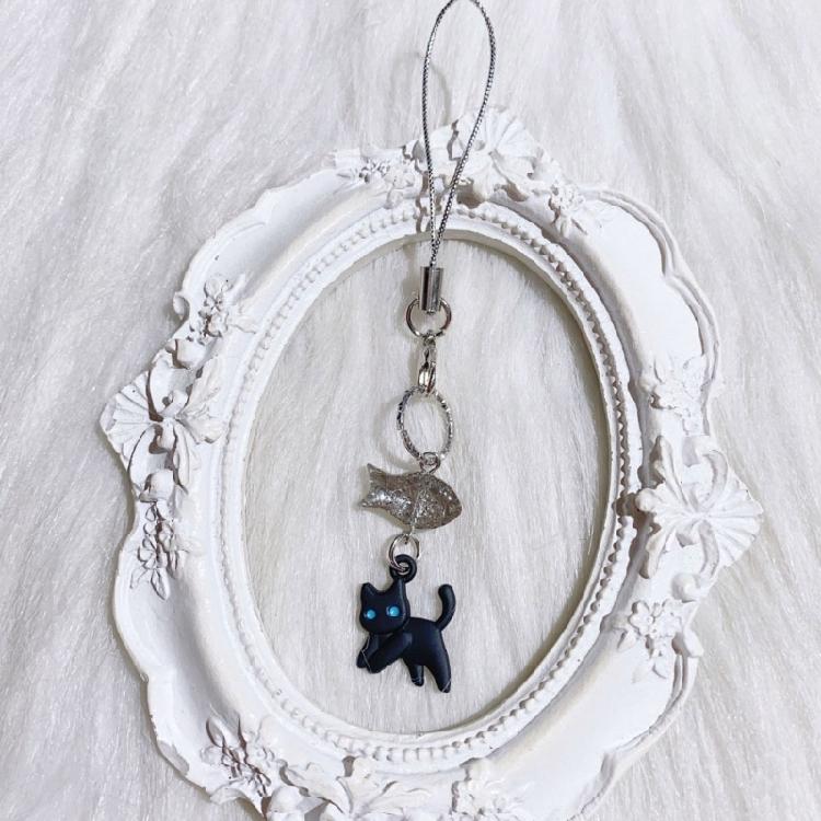 Fashion Keychain Pendant Multipurpose Phone Accessory Acrylic Alloy Texture Suitable for Students Professional Present