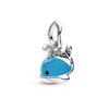 925 Silver Sparking Clear Spacer Star Flower Heart Clip Charm Beads Pendant Fit Bracelet Necklace