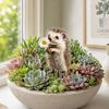 Cartoon Hedgehog Garden Stake Decoration, 2D Acrylic Animal Yard Sign, Outdoor Courtyard Lawn Pathway Animal Shape Ornament