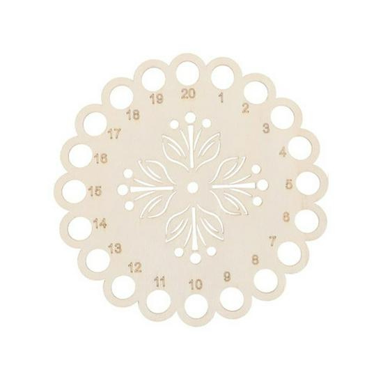 

Handmade Wooden Embroidery Floss Organizer for Cross Stitch and Sewing Crafts