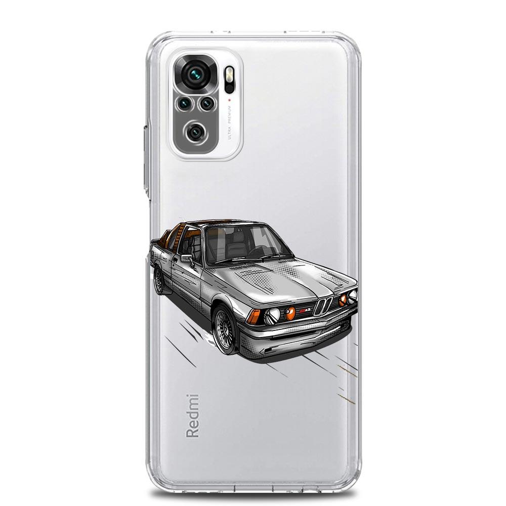 Japan JDM Drift Sportwagen Neue Quadratische Klare Handyhülle Für Xiaomi Redmi Note 12 11 9S 9 8 10 Pro+ 7 8T 9C 9A 8A K40 Gaming Hülle