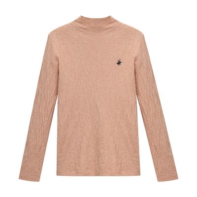 BHPOLOCLUB Women'S Descent Texture Half-Neck Knit 8 Colors Tk022