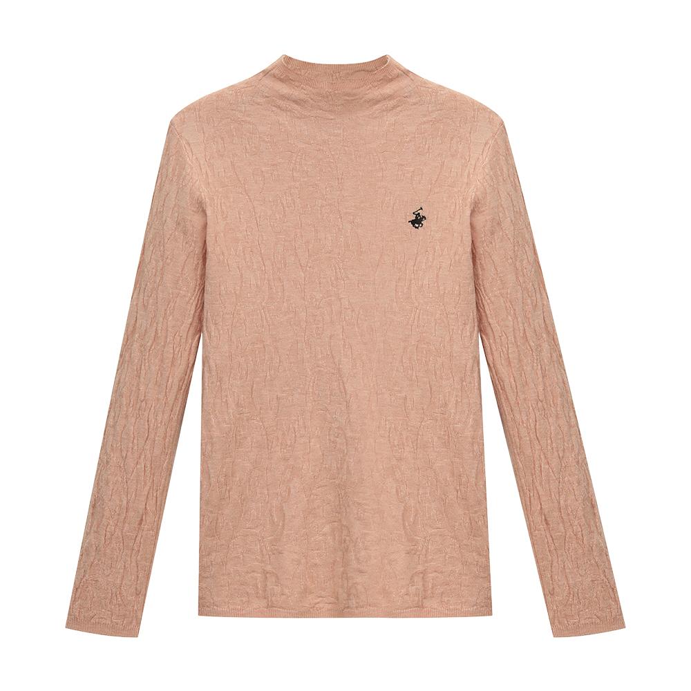BHPOLOCLUB Women'S Descent Texture Half-Neck Knit 8 Colors Tk022