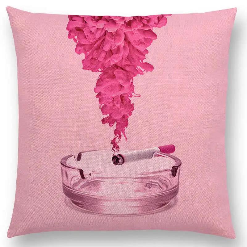 Colorful Fantasy Sexy Color Throw Pillow Cover With Short Plush Print Living Room Sofa Decoration Cushion Cover Pillow Covers