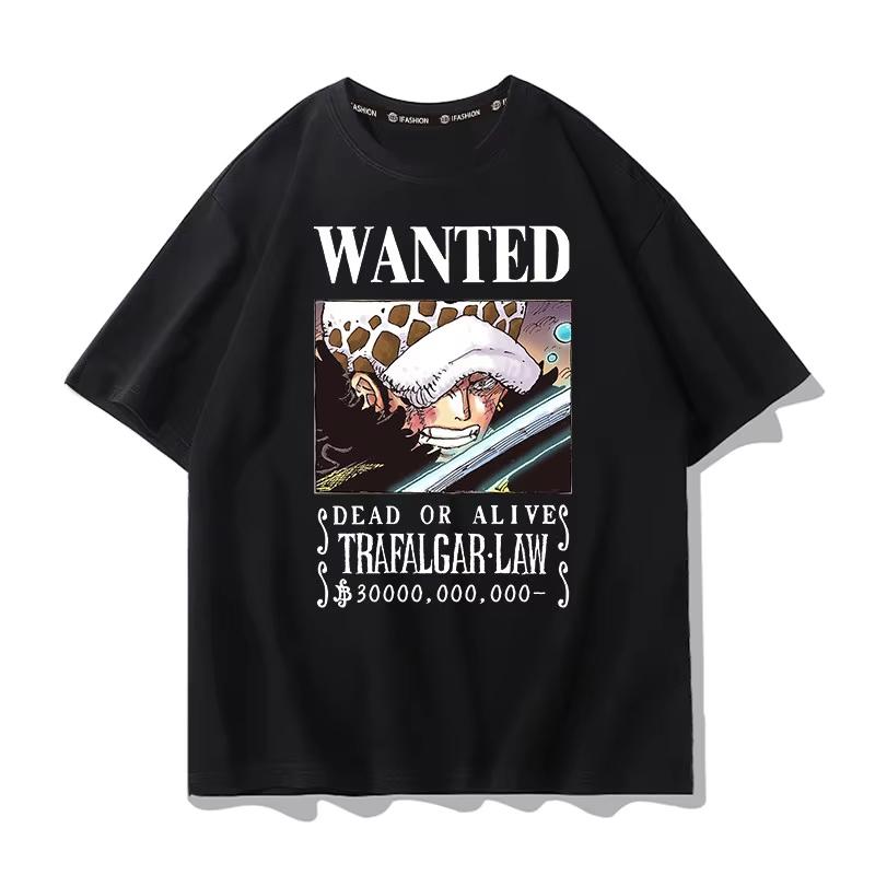 

One Piece Pirate Reward Pattern Tshirt Anime Tshirt Mens Style 4XL