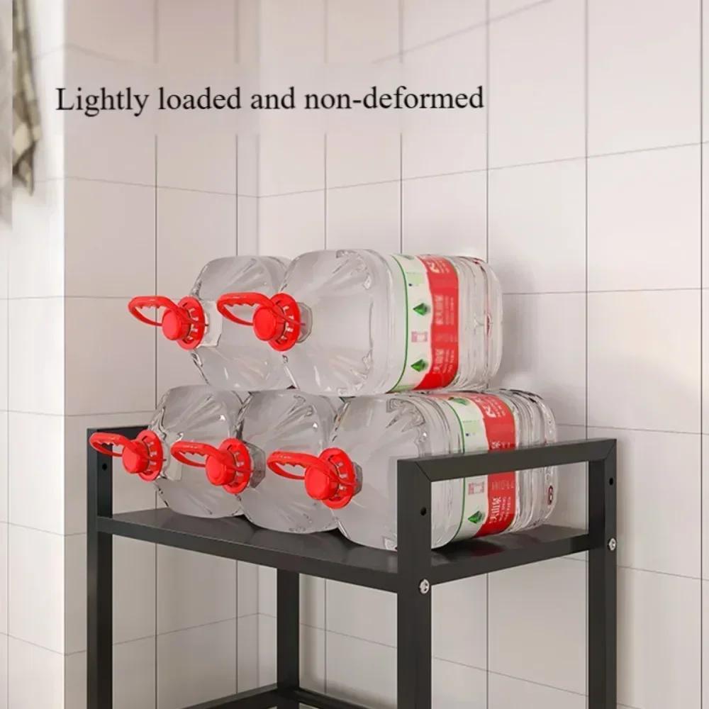 Kitchen Retractable Microwave Shelf Multi-layer Rice Cooker Oven Thickened Countertophousehold Seasoning Holder Storage Artifact