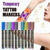 Soft Tip Temporary Skin Marker Pen - Disposable Body and Face Paint for Festivals and Parties