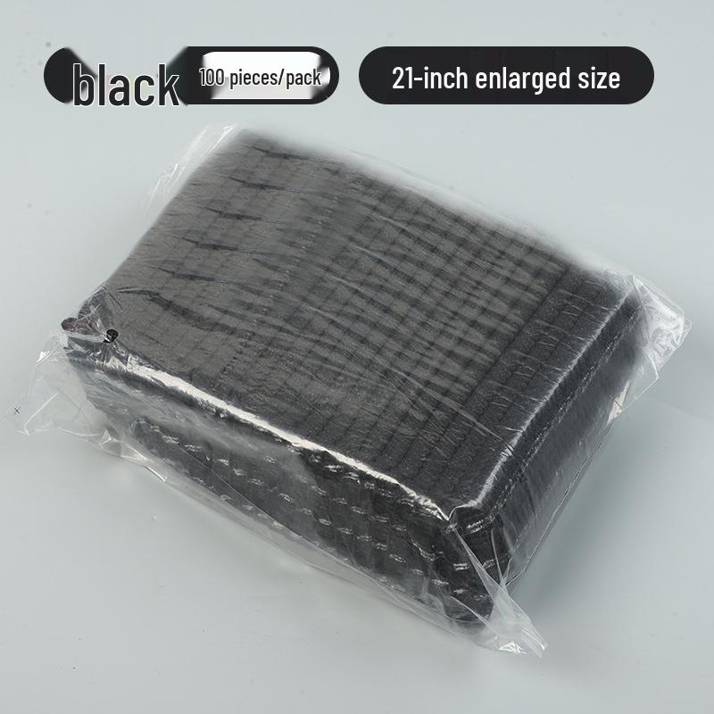 21-Inch Disposable Breathable Non-Woven Strip Cap - Dustproof for Food Workshops, Beauty Salons, Kitchens, and Homes