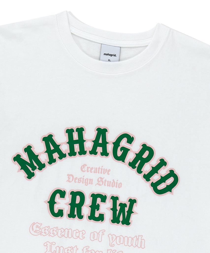 MAHAGRID Mahagrid Crew Tee White(Mg2Fmmt511A)