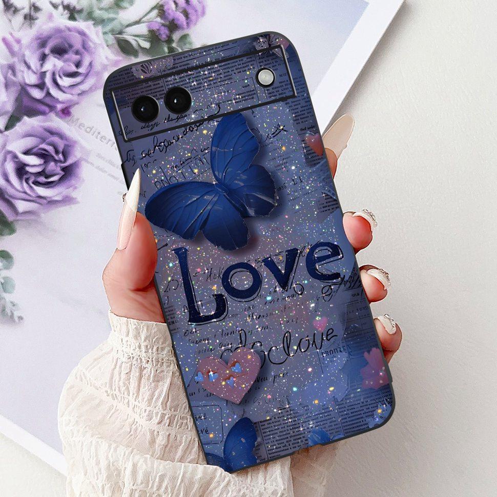 Luxury Painted Cover For Google Pixel 6A Case Soft Silicone Phone Case For Google Pixel 6A Google6A 2022 Back Cover 6.1"