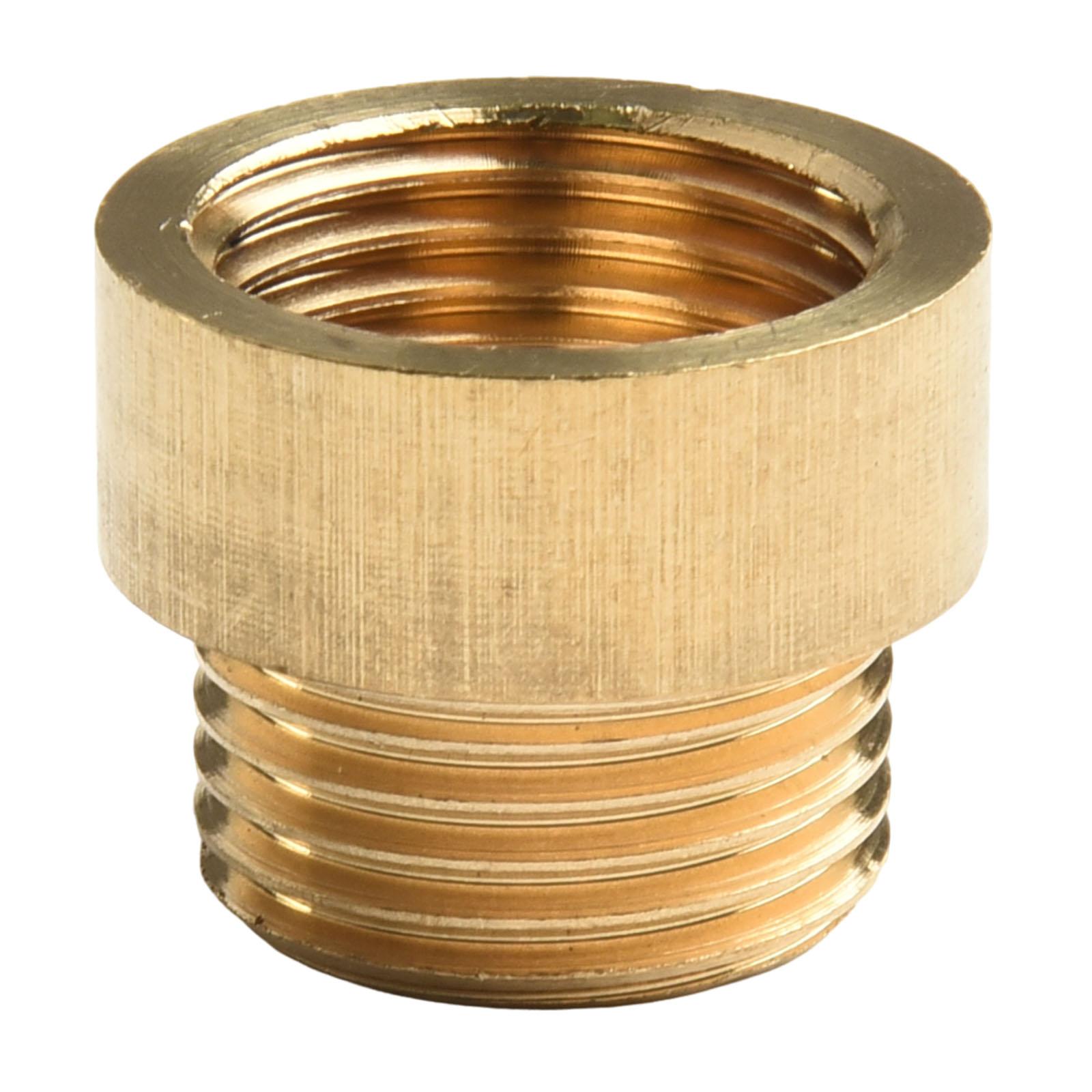 Латунное удлинение для крана горячей и холодной воды, резьбовой соединитель G1/2, универсальное использование 1cm