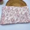 Cotton Swaddle Blanket Baby Blanket Floral Print Muslin Diaper Swaddle New Born Crinkle Fabric Baby Born Stroller Cover