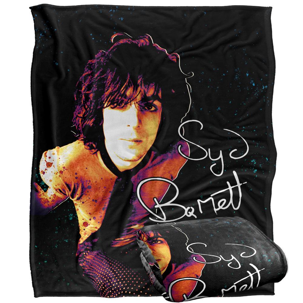 Syd Barrett Silky Splatter Supersoft Blanket