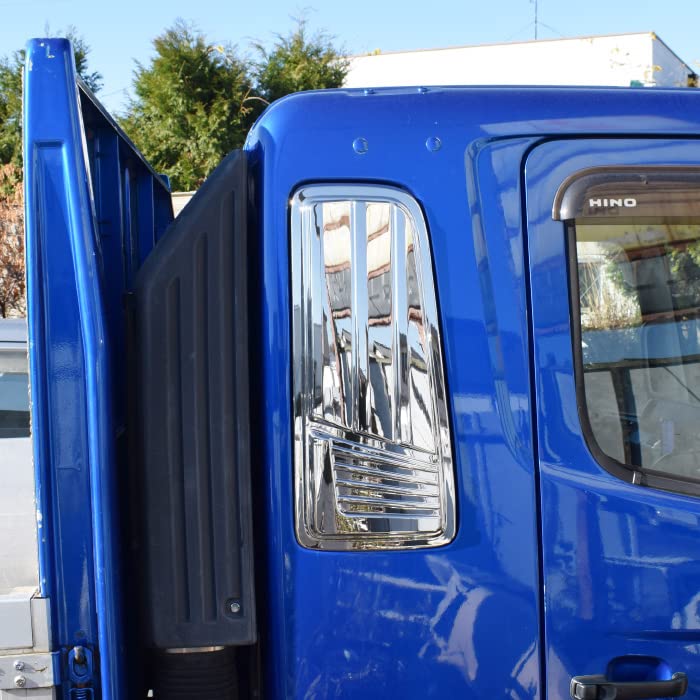 Sleeper Window Garnish for Hino 17 Grand 17 and Ranger Pro Includes Left and Right Air Loop Exterior Truck Chrome-plated Profia, Profia, Ranger,