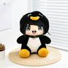 Cartoon Penguin Girl Plush Toy, Standing Sitting Lying Stuffed Penguin Doll, Game Inspired Animal Costume Girl Collectible Plushie, Gift for Kids