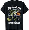 Funny Halloween Fishing Boys Mens Zombie Bass Fish Pumpkin Gift Unisex T-Shirt