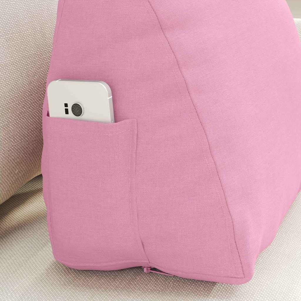 Back Cushion Pink 45 x 20 x 35 cm Fabric