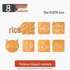 Cartoon Wooden Heat-Resistant Non-Slip Coaster and Placemat for Kitchenware