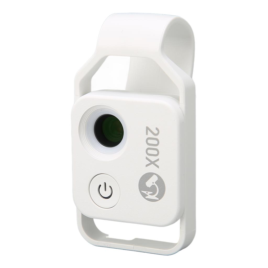 200X Phone Mini Pocket Microscope with CPL Lens Universal Phone Microscope Clip for IPhone for