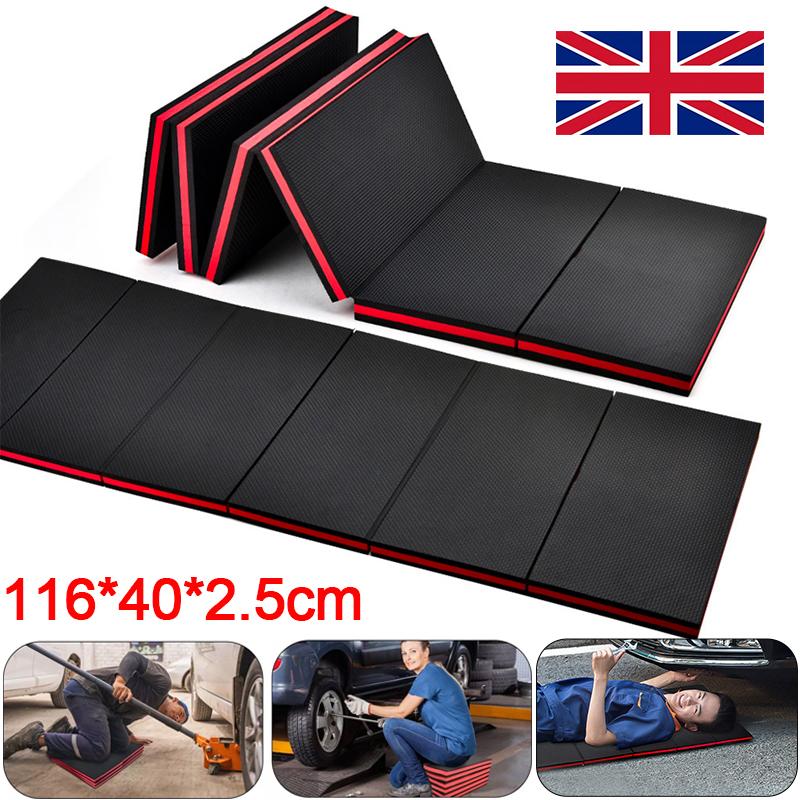 Vikbar matta av EVA-skum Bekväm Hög densitet Knämatta för bilreparation Halkfri matta för bilreparation Halkfri garagematta