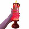 Battery Operated LED Candle Light Multi-color Gradient Swirling Glitter Simulation Candles Lights 7-color Gradient