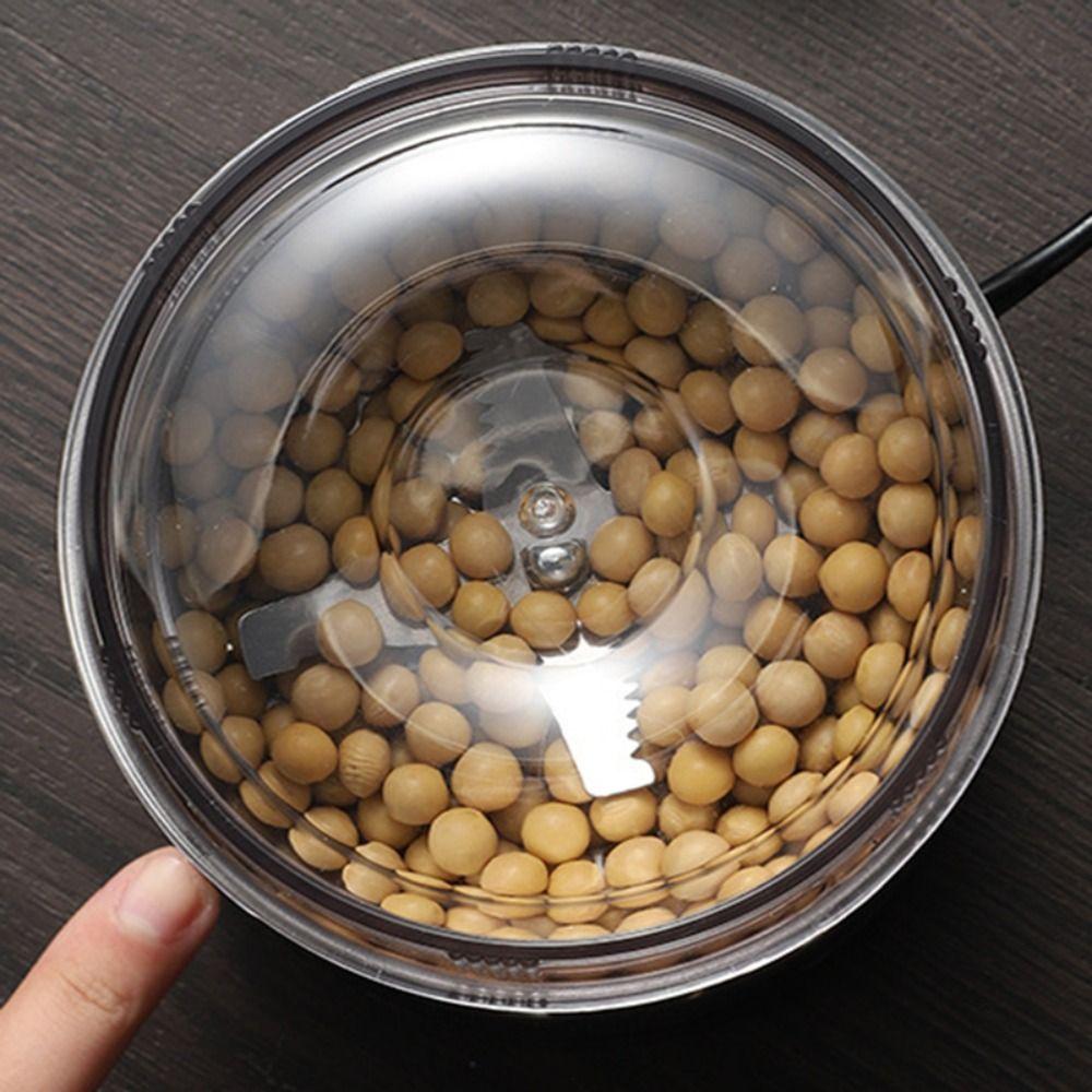 Stainless Steel Electric Coffee Grinder 4 Blades Grain Mill Spice Pepper Grinder  Nuts