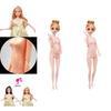 11-inch 30cm 6-part Jointed Big-bellied Pregnant Naked Doll With Detachable Belly