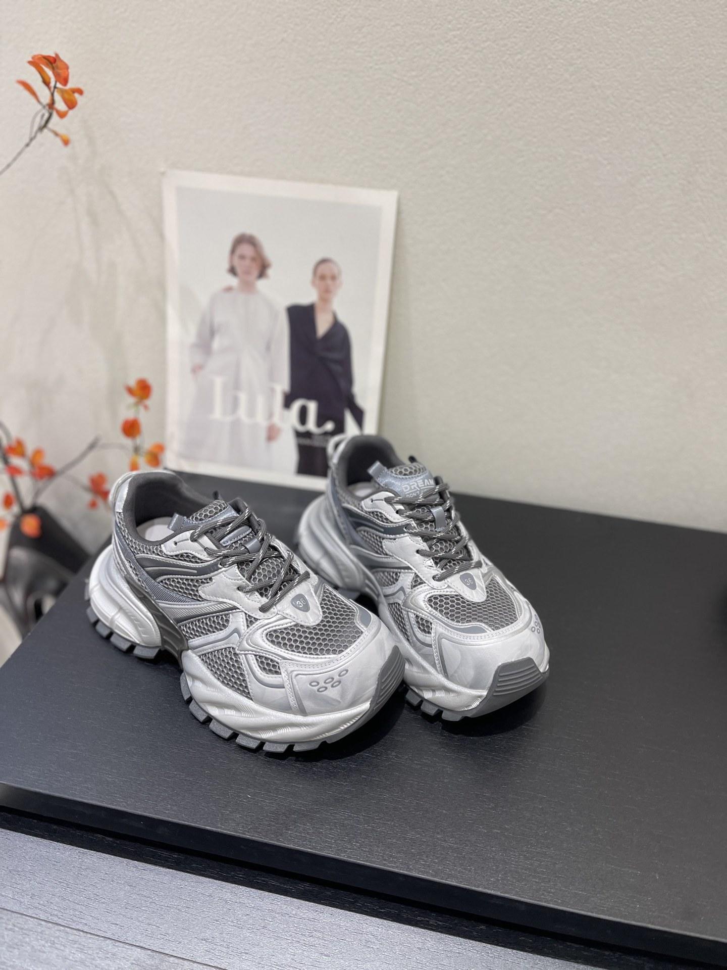 

Кожаные папины кроссовки Женские 2025 Новые Осенние Дышащие Модные Универсальные Спортивные Повседневные Кроссовки Женские На Толстой Подошве Легкие Трендовые 40