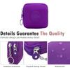 Key Organizers With Lock Sturdy Nylon Construction 10 Color Choose for Daily Use