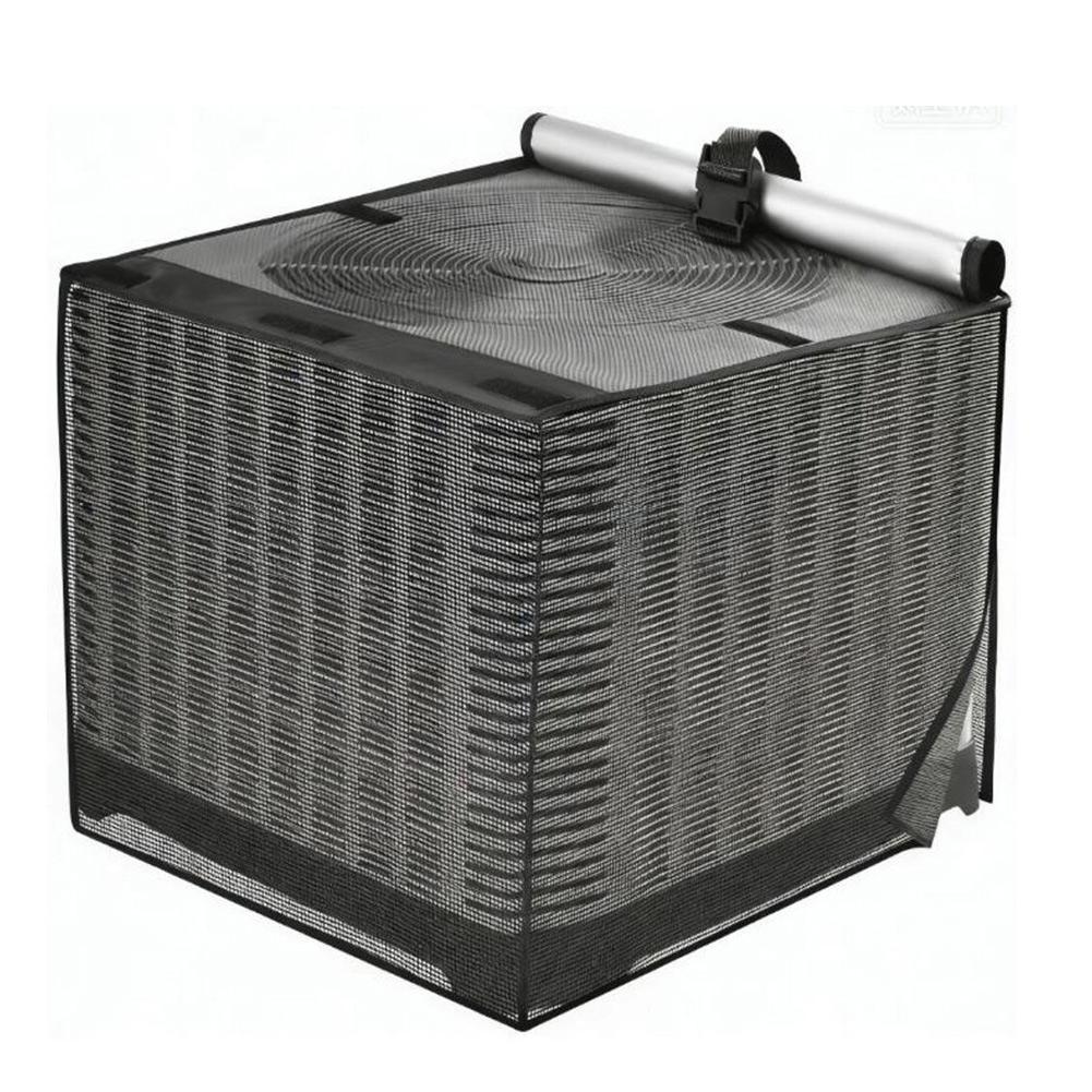 1pc Air Conditioner Cover Full Mesh With Waterproof-Top AC Unit Cover Breathable Protection Cover For All Season