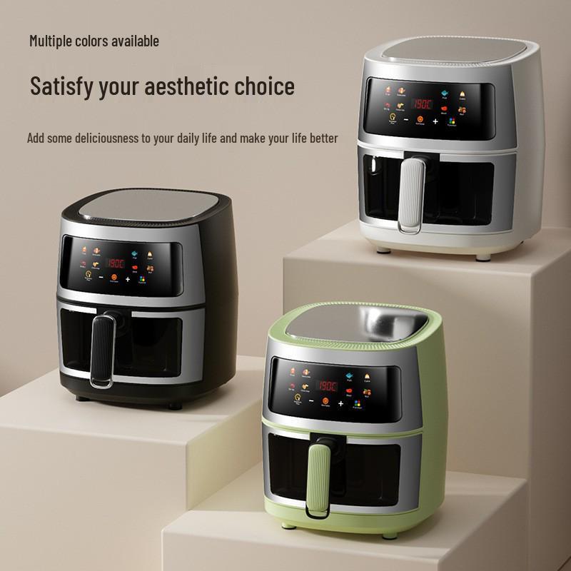 Touch Screen Air Fryer: Large Capacity, Oil-Free, Multi-Function