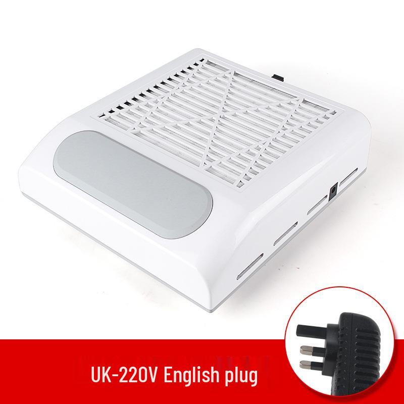 Adjustable Speed 80W Japanese Style Nail Vacuum Cleaner with Filter and Hand Pad