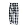 Women's Artisan Pure Linen Plaid Harem Pants with Elastic Waist & Drawstring - New Style #010