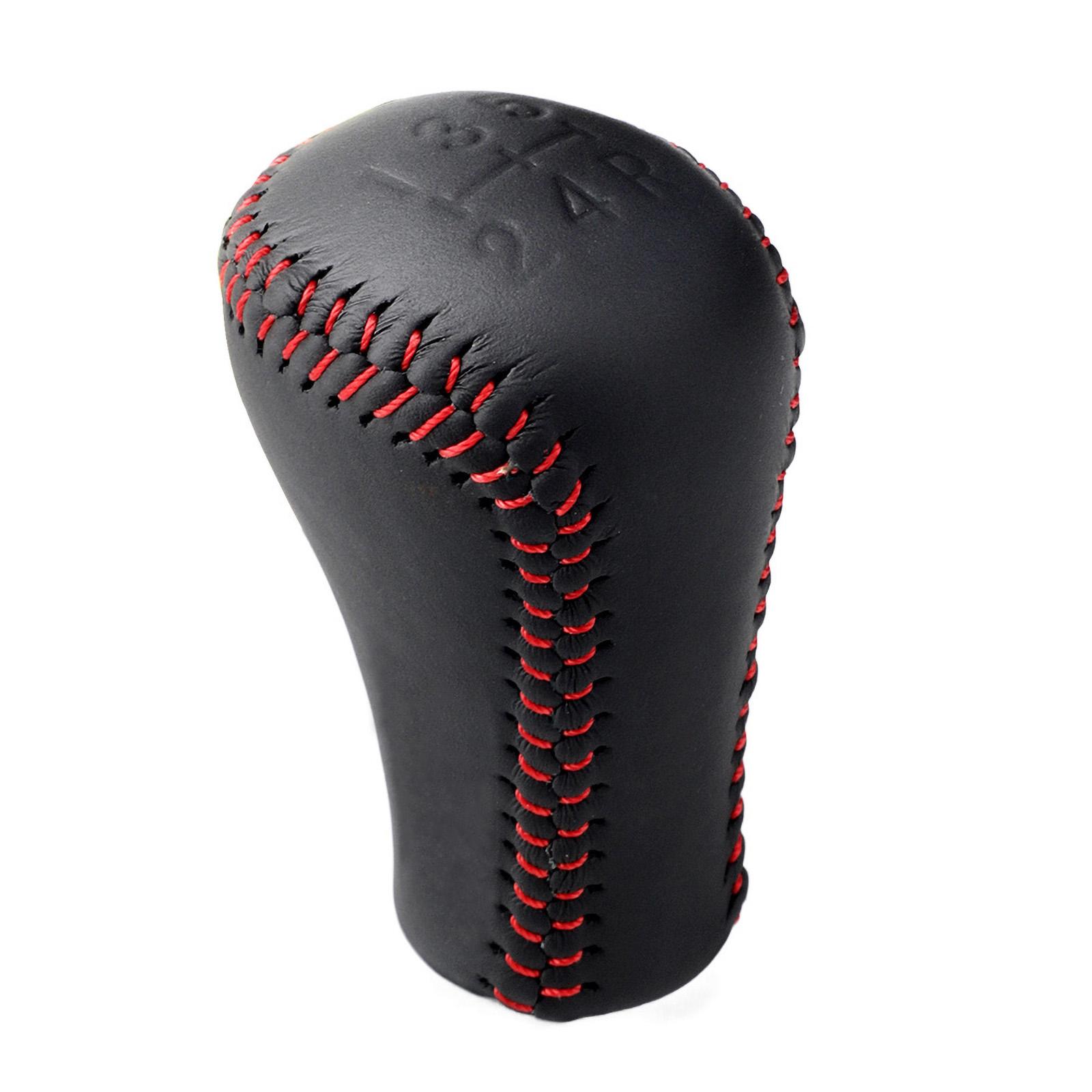 5 Speed Leather Gear Shift Knob Universal Gear Shift Lever For Toyota Trd Manual Transmission Automatic Gear Level Knob Shift чёрный