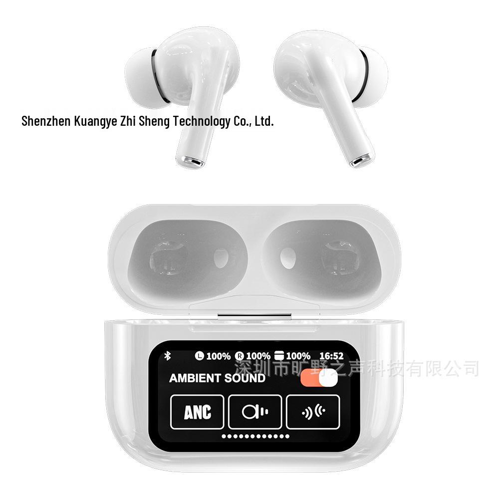 

A9 Pro In-Ear 5th Gen Touchscreen ANC Noise-Cancelling Wireless Bluetooth Headphones A9pro білий