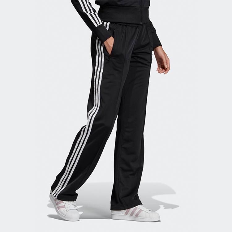 adidas Womens Firebird Track Pants Black/White Women Streetwear ED7508