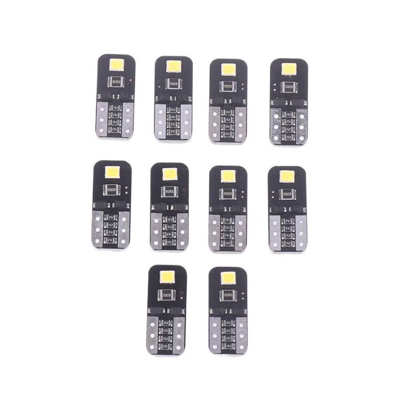 10Pcs W5W T10 Led Canbus No Error Bulb Car Interior Light 194 Led Signal Lamp For Car Light Reading Light Signal Lamp
