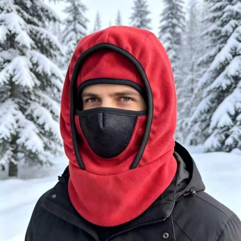 Cold-resist Balaclava Hat Unisex Neck Gaiter Warm Thermal Head Cover Skiing