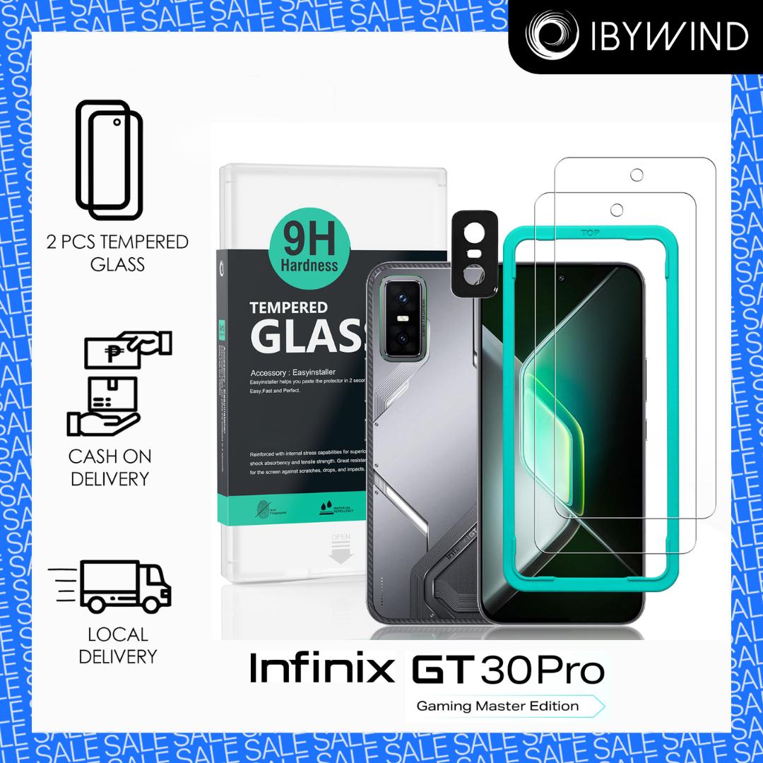 

Infinix GT 30 / GT 30 Pro 5G Tempered Glass by IBYWIND – 9H Hardness, Anti-Scratch, Bubble-Free, HD Clear