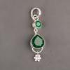 Green Onyx Gemstone 925 Sterling Silver Jewelry Handmade Pendant 2.00" For Gift PP-5-17