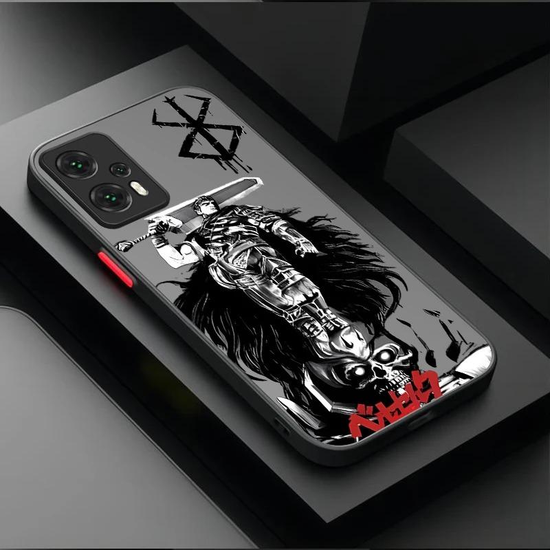 Matte Case for Xiaomi Poco X7 X6 X5 X3 X4 GT F6 F5 M8 M6 Pro 4G 5G F4 F3 M7 M5S C75 C65 C55 C71 C61 Berserk Comics Anime Cover